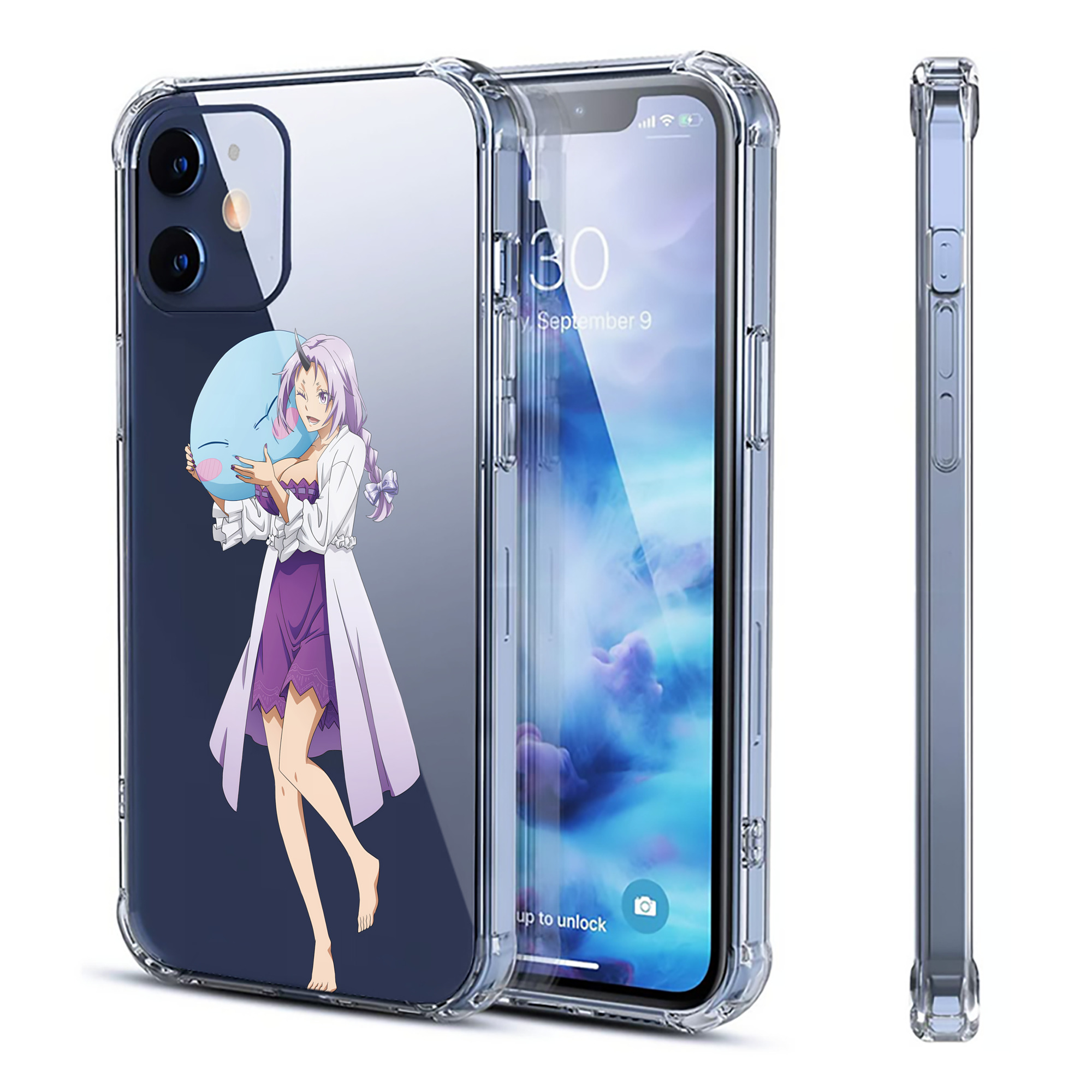 （画像用） 転スラ Regarding Reincarnated to Slime 【iPhone 12シリーズ対応】透明スマホケース（クリアソフトケース）